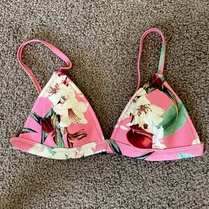 Triangl Neoprene Floral Bikini Top Floral Small+